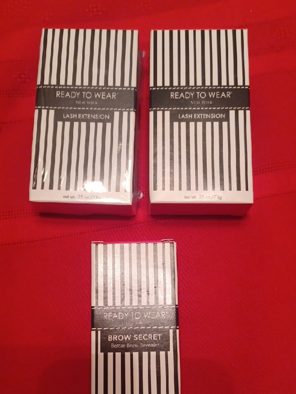2 Ready To Wear Lash Extension New York And  Brow Secret Warm Brown Revealer